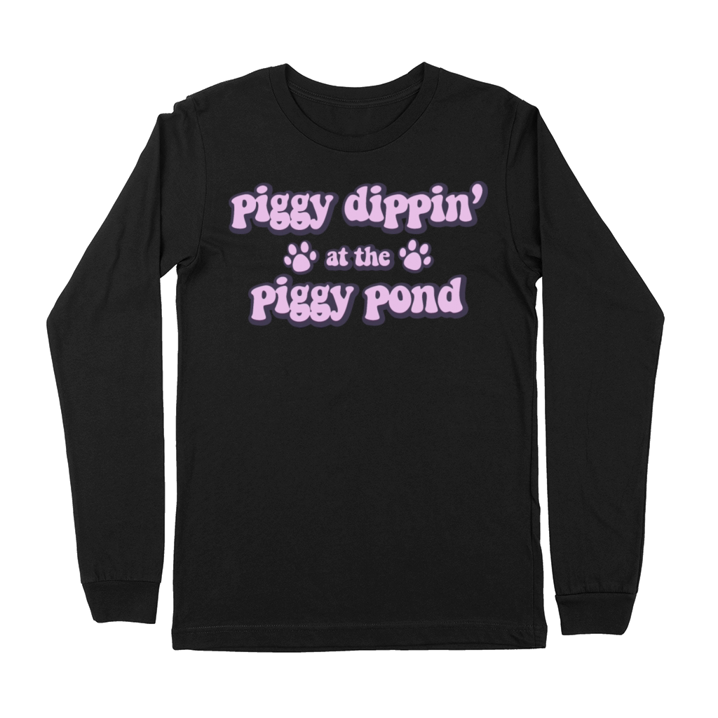 Piggy Dippin At The Piggy Pond Premium Long Sleeve