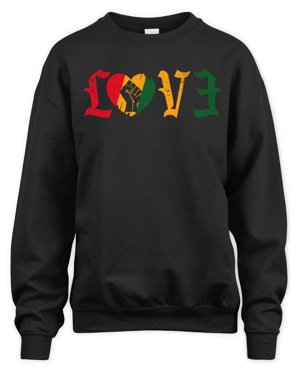 Love Black history month Unisex Premium Crewneck Sweatshirt
