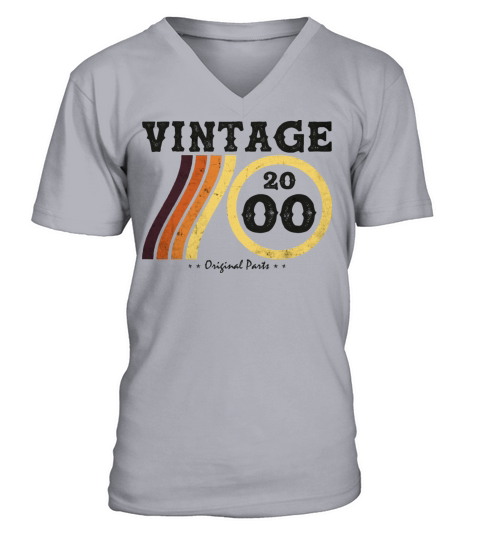 Vintage 2000 - Classic Limited Edition Retro 24 V-Neck T-shirt
