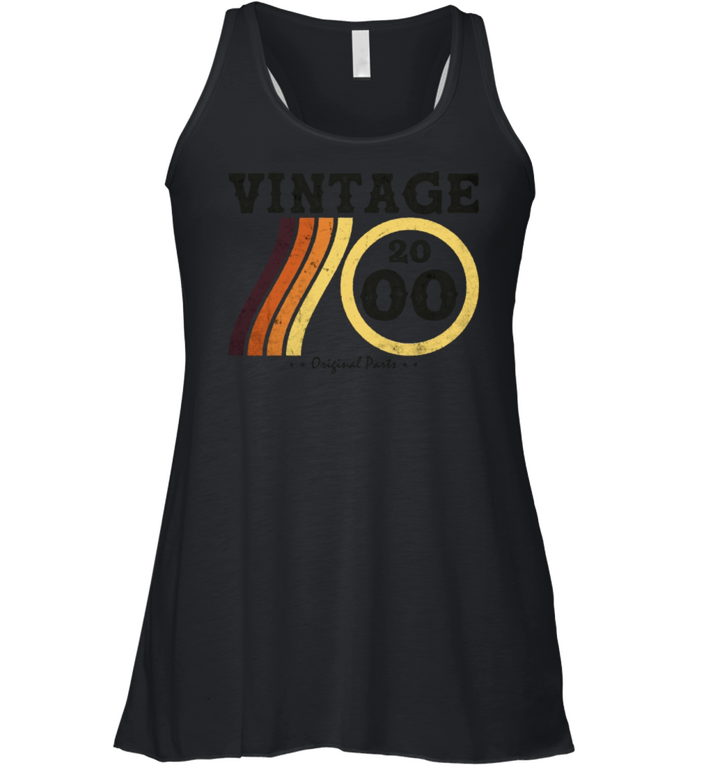Vintage 2000 - Classic Limited Edition Retro 24 Women's Flowy Tank Top