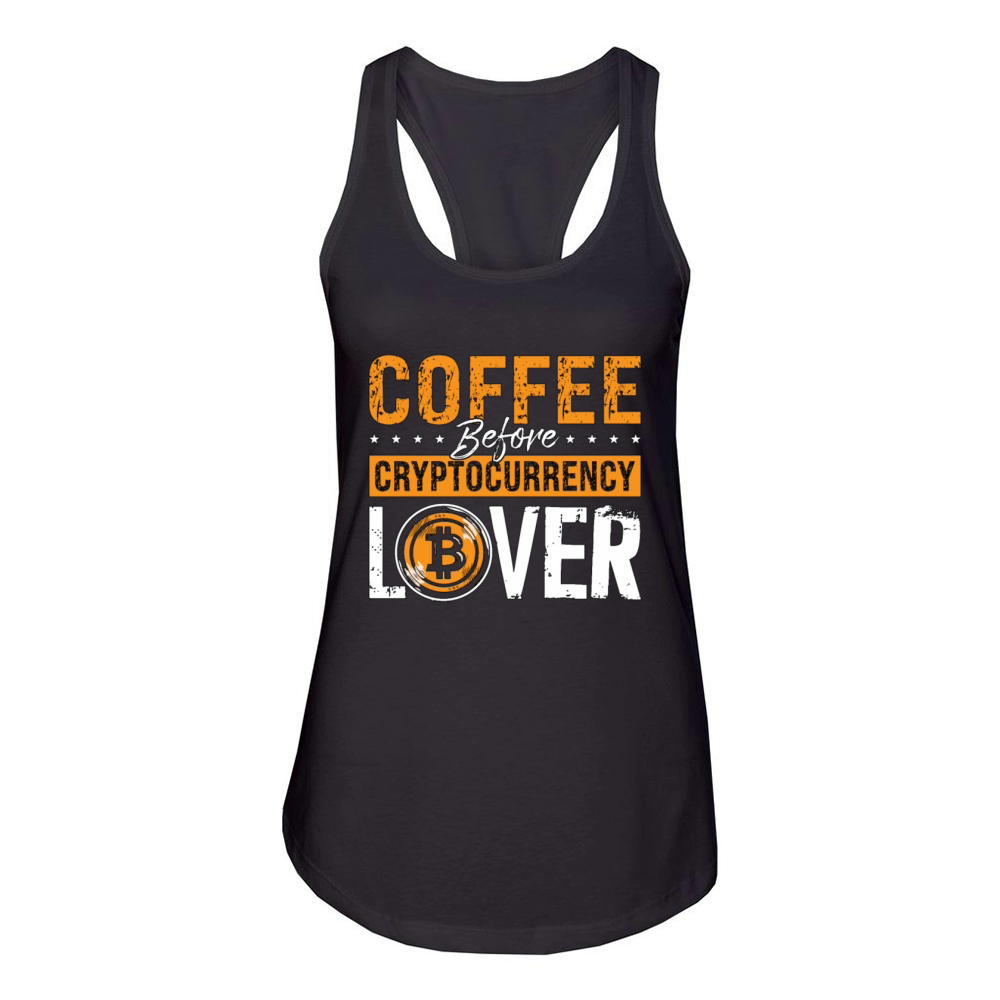 Cryptocurrency Lover Coffee Litecoin Coffee Lover Women's Racerback Tank