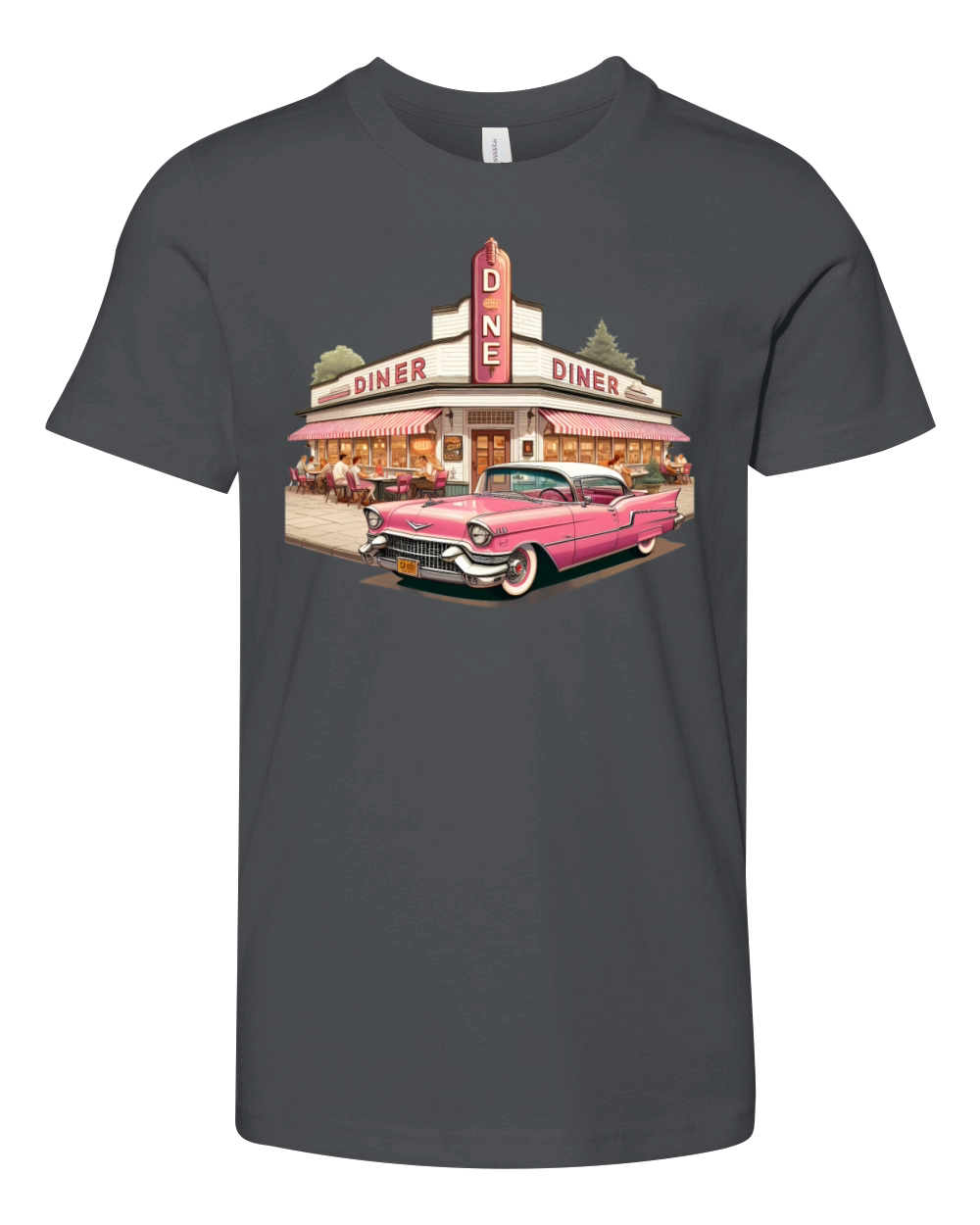 Pink cadillac Youth Unisex Jersey Tee