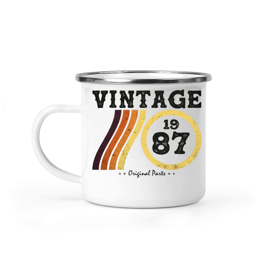 Limited Edition Retro Classic 37 Years Old Camping Mug