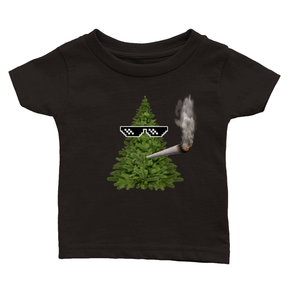 Christmas Tree - Ugly Christmas - Funny Xmas Classic Baby Crewneck T-shirt