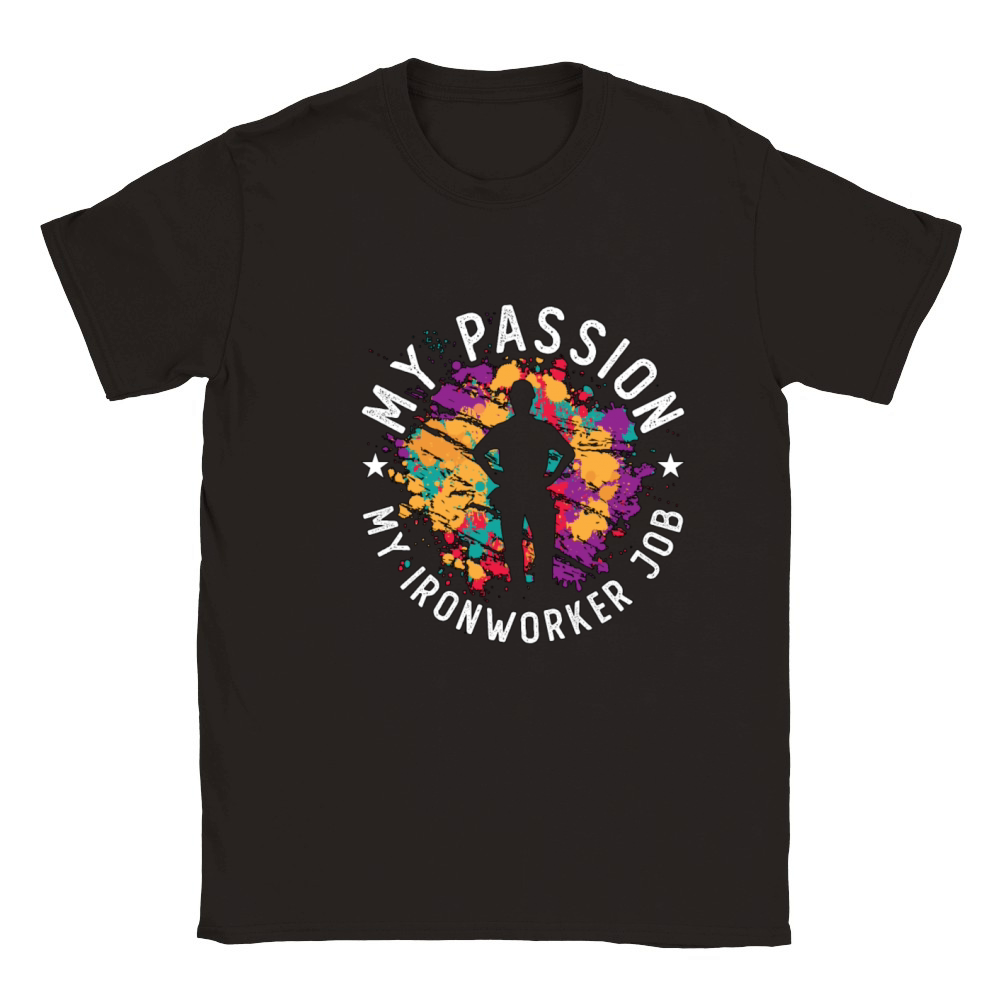 Ironworker My Passion My Ironworker Job Metalwork Classic Kids Crewneck T-shirt