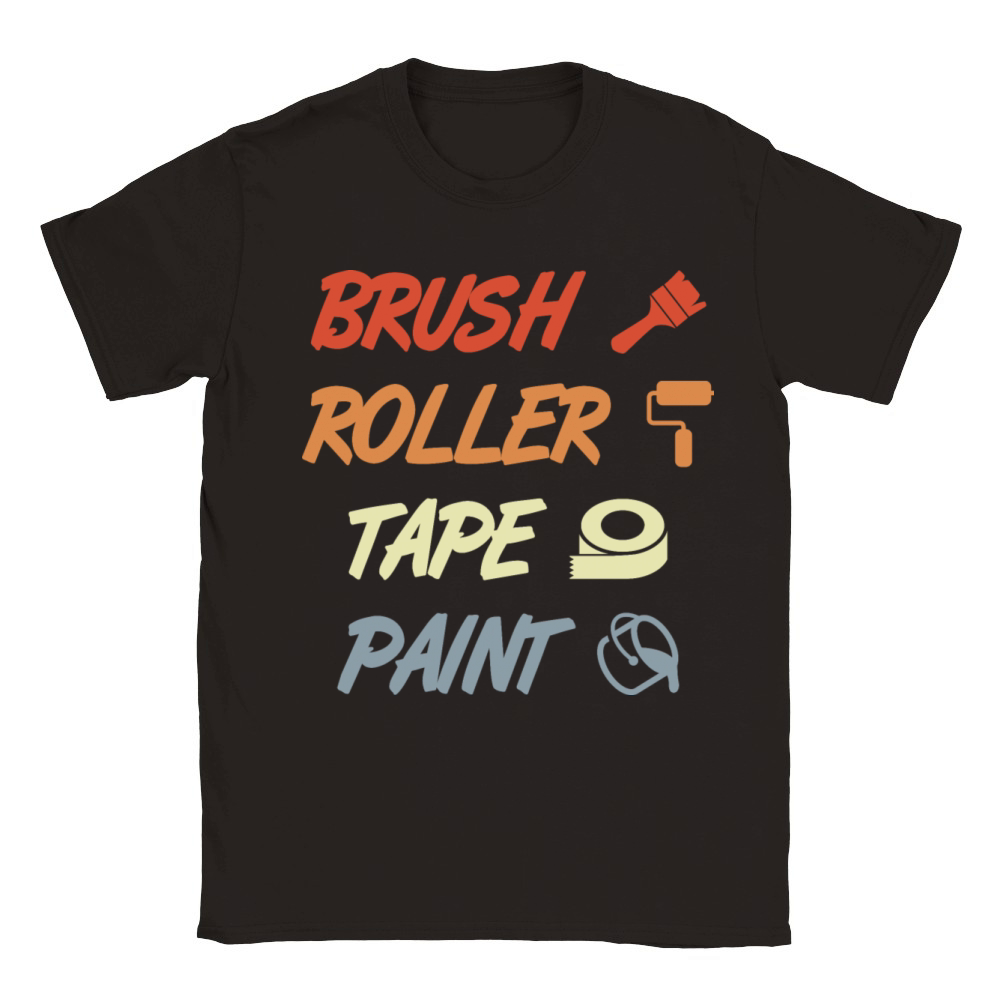 Painter and Decorator Quote Classic Kids Crewneck T-shirt