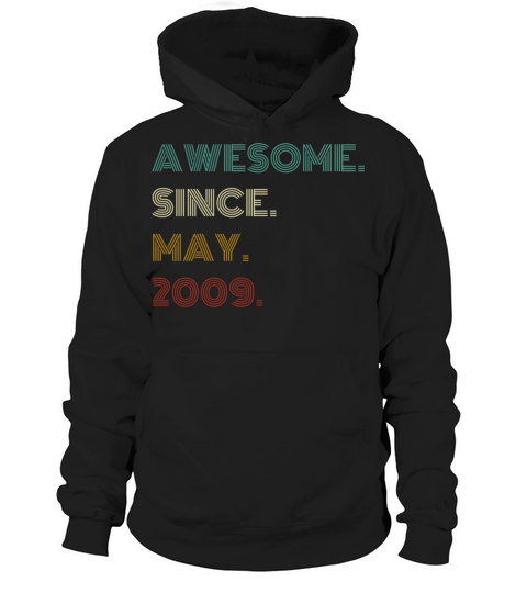 12Th Awesome Since May 2009 12 Hoodie Unisex