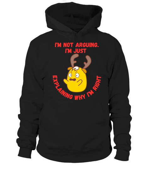 Im Not Arguing Im Just Explaining Why Im Right Hoodie Unisex