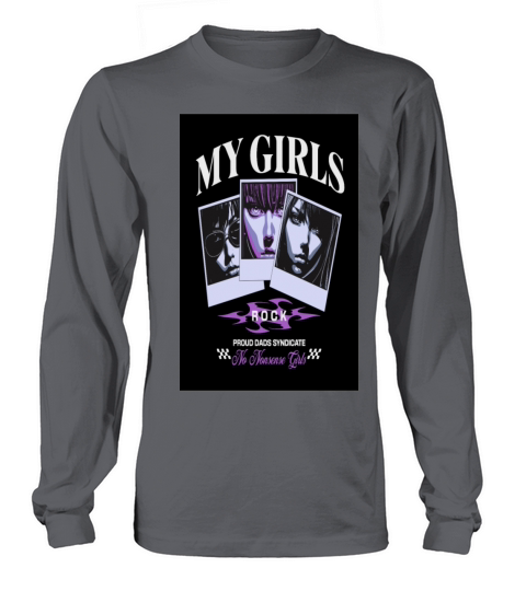 My Girls Rock Vintage Graphic Poster Long sleeved Unisex