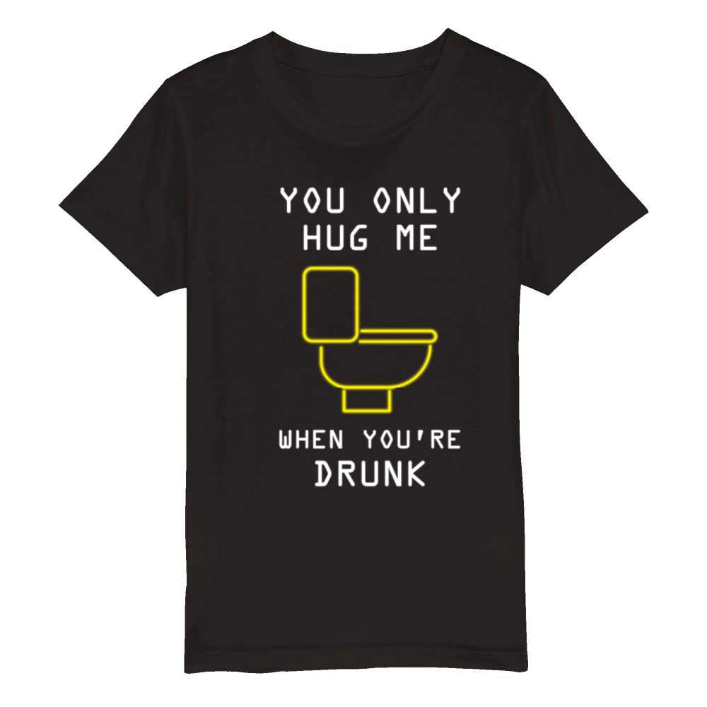When youre Drunk Party-goer Gift Organic Kids Crewneck T-shirt