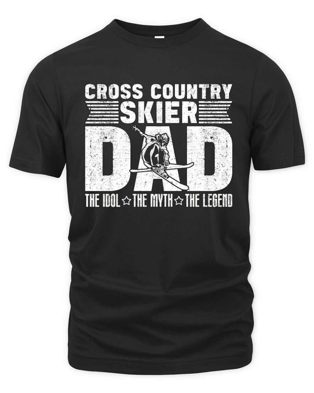 Cross Country Skier Dad The Idol The Winter Sports Organic Unisex T-shirt