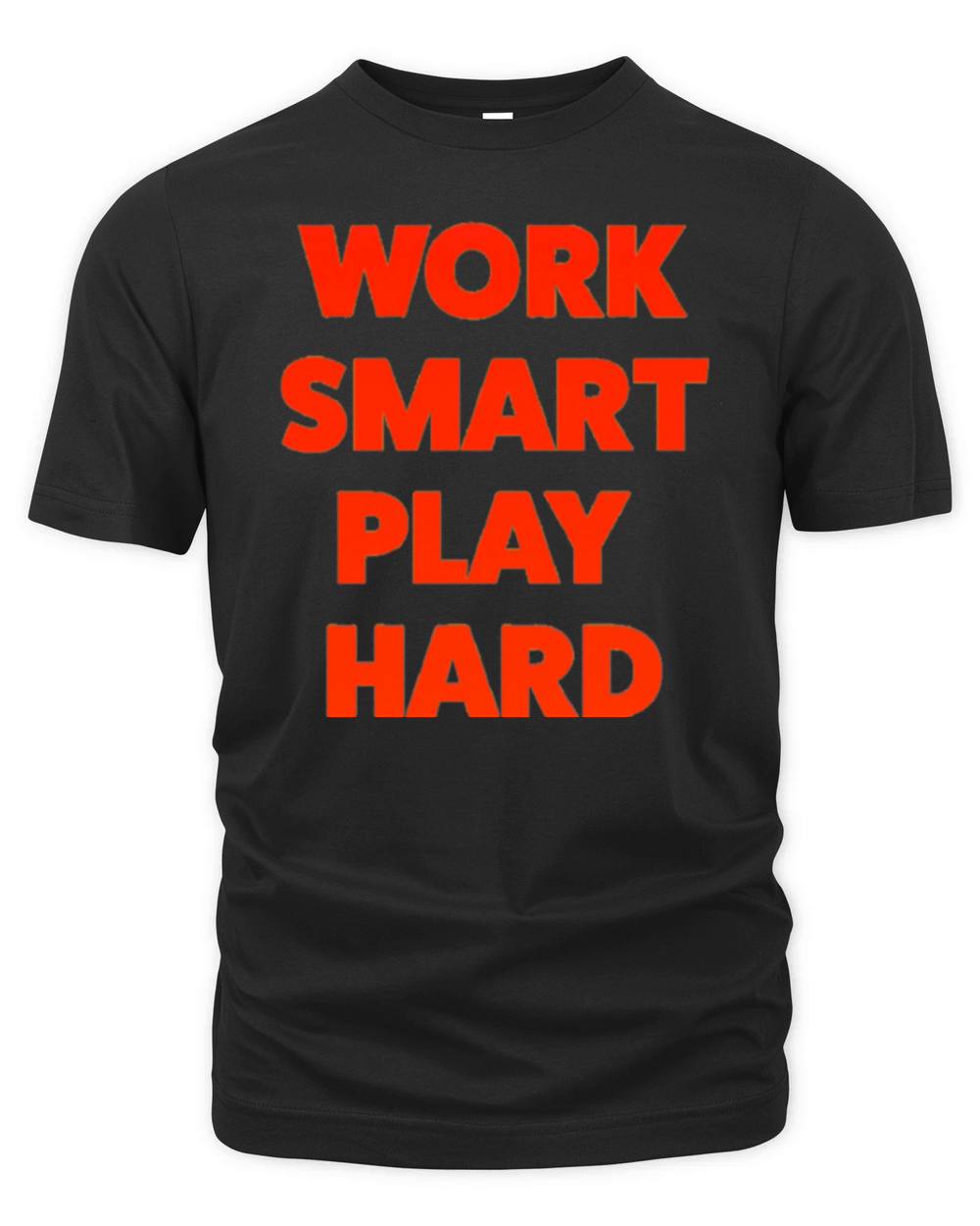 Work Smart Play Hard Organic Unisex T-shirt