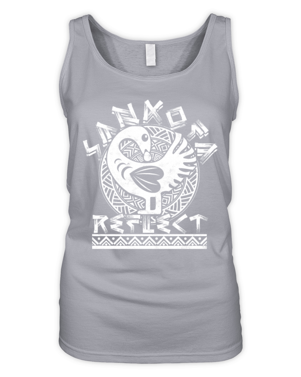 Sankofa Reflect Adinkra Black History Organic Women's Tank Top