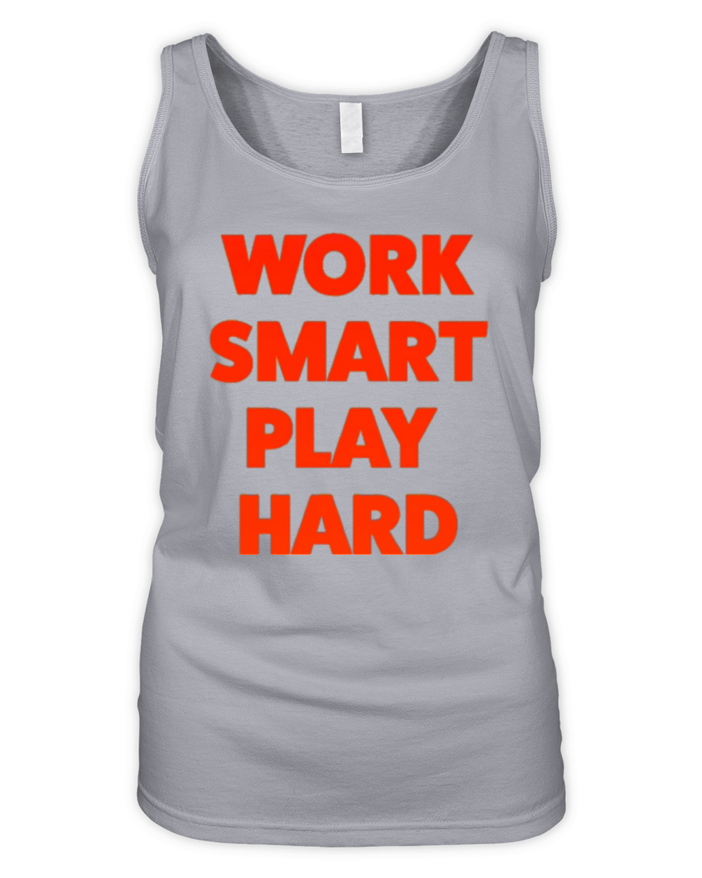 Work Smart Play Hard Organic Women's Tank Top