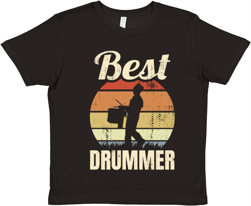 Vintage Marching Snare Premium Kids Crewneck T-shirt