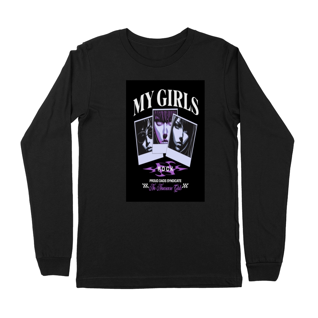 My Girls Rock Vintage Graphic Poster Premium Long Sleeve