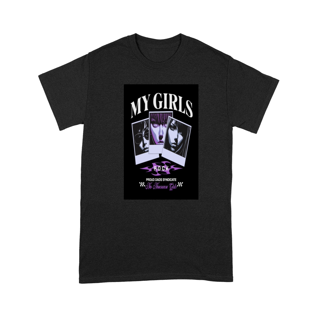 My Girls Rock Vintage Graphic Poster Premium T-shirt