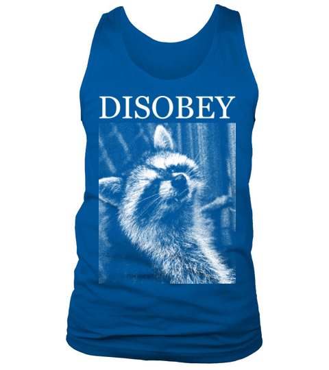 Disobey Raccoon Tank Top Unisex