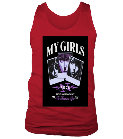 My Girls Rock Vintage Graphic Poster Tank Top Unisex