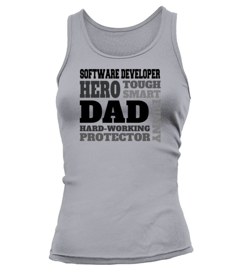 Daddy job funny Quote Dad Software Developer Tank top Woman