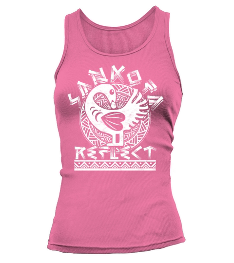 Sankofa Reflect Adinkra Black History Tank top Woman