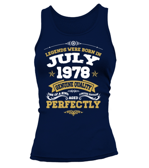 Vintage Aged To Perfection July 1978 Tank top Woman