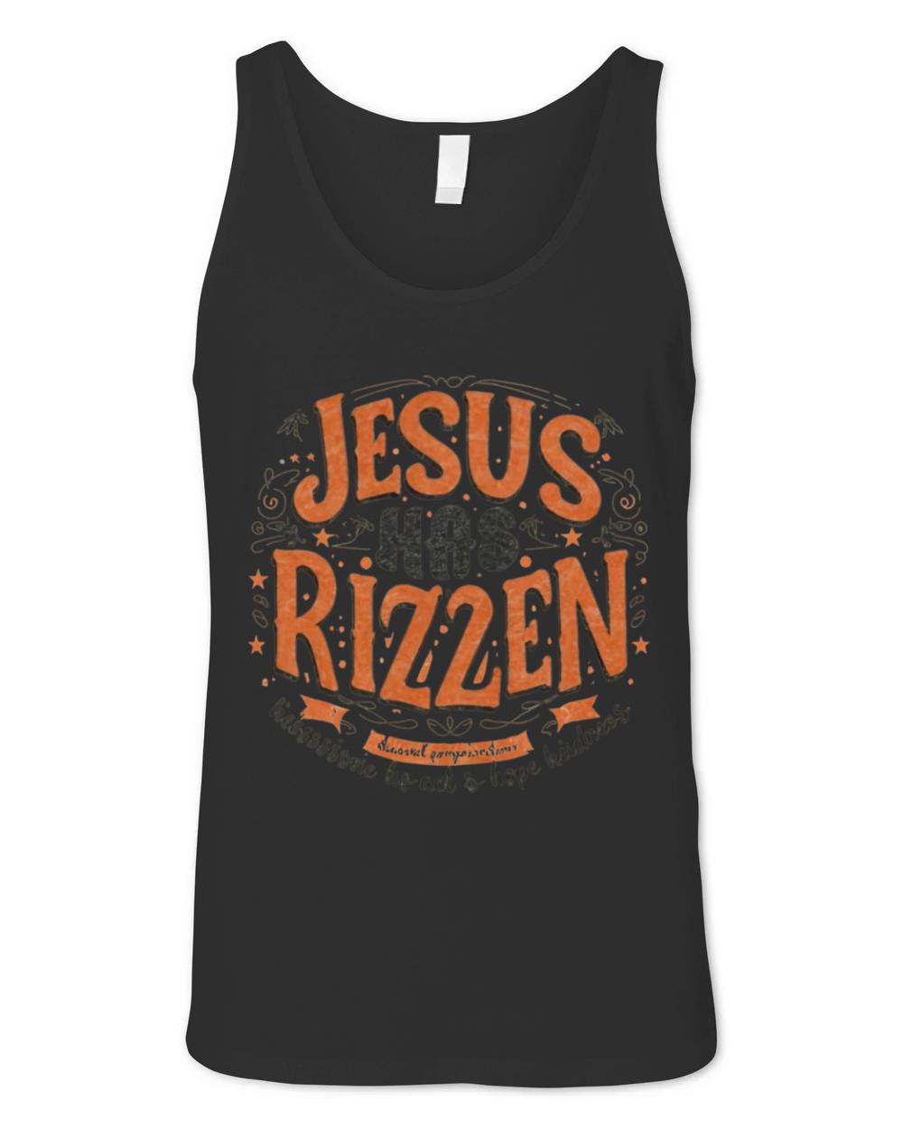 Jesus Has Rizzen Christian Funny Quote Unisex Jersey Tank