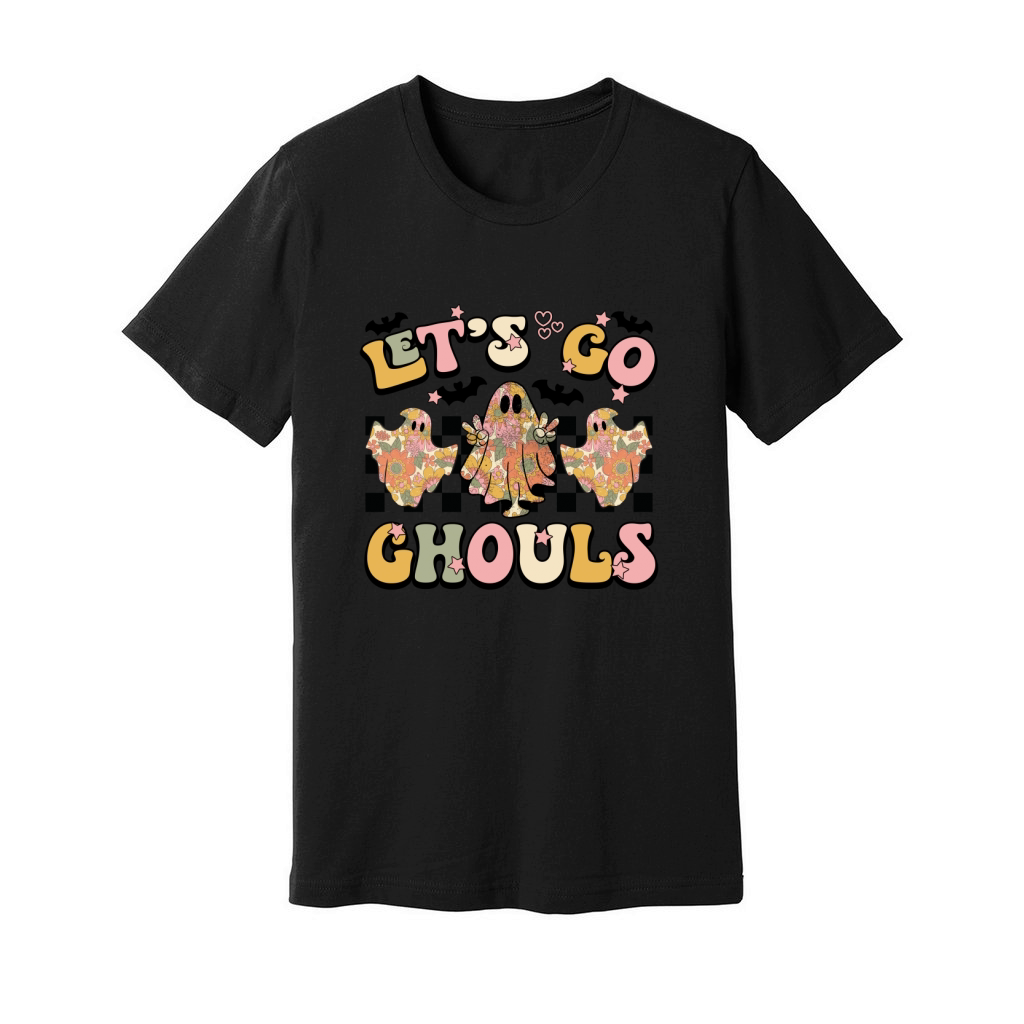 Lets go ghouls Halloween Shirt Unisex Jersey Tee