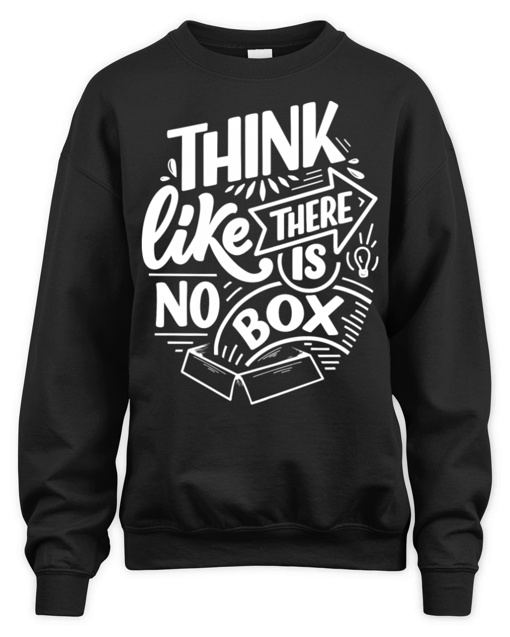 Typography Motivational QUotes Positive Vibes Unisex Premium Crewneck Sweatshirt