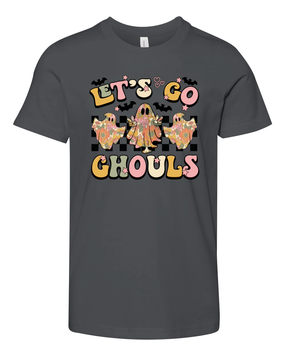 Lets go ghouls Halloween Shirt Youth Unisex Jersey Tee