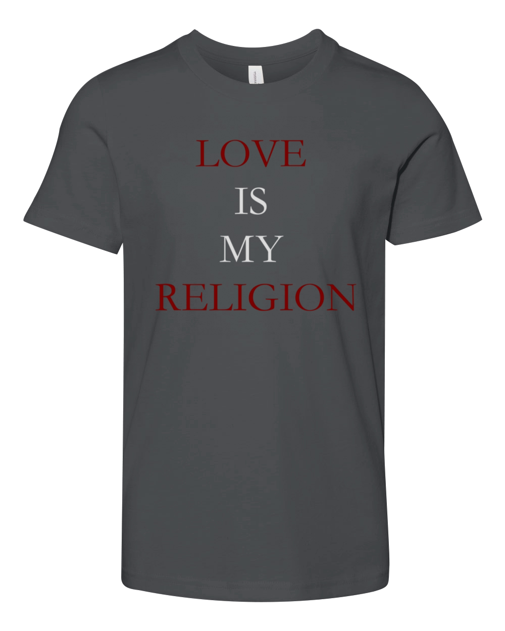 Love is my Religion Youth Unisex Jersey Tee