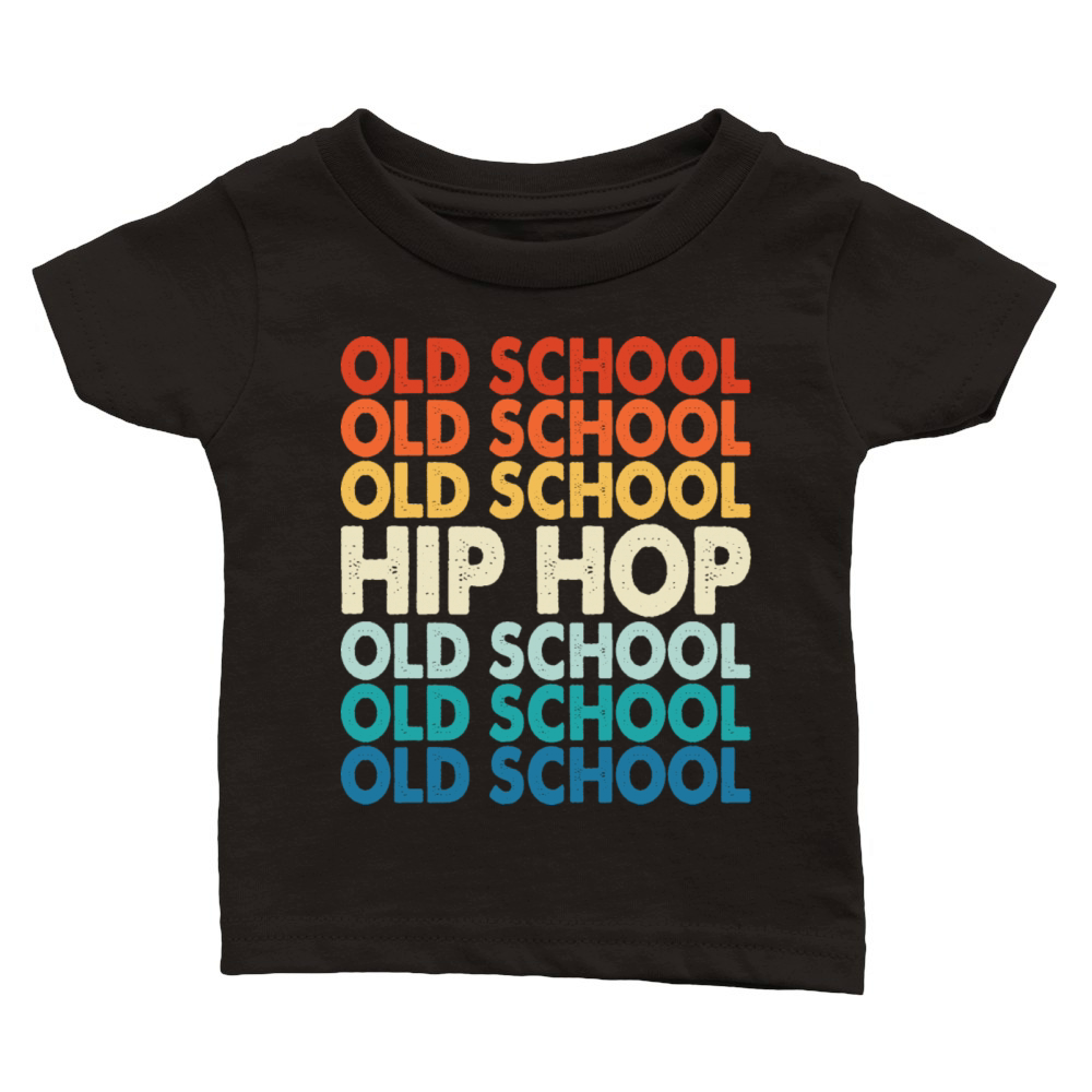 Old school hiphop Music Mixtape Classic Baby Crewneck T-shirt