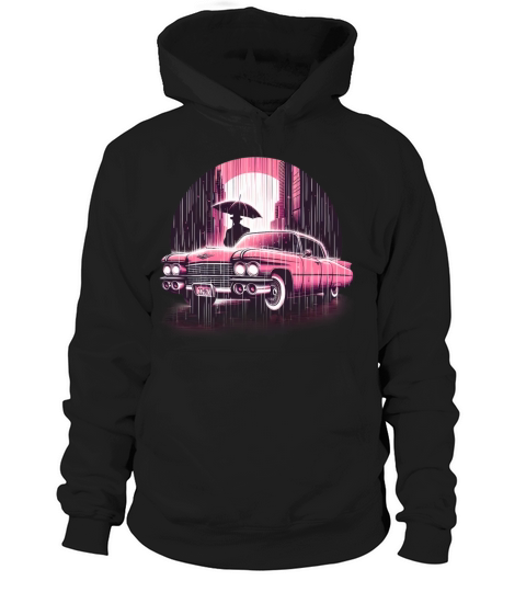 Pink cadillac Hoodie Unisex