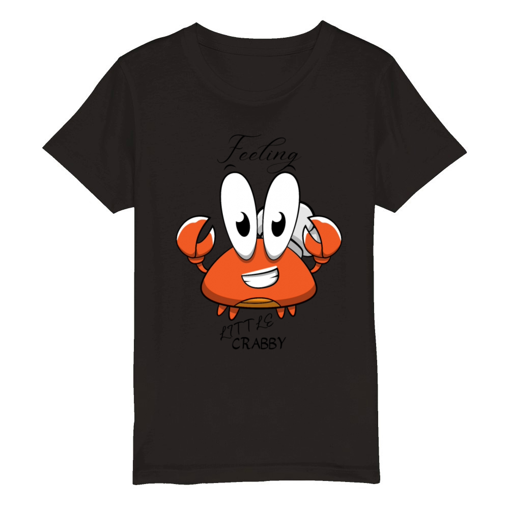 Crab Organic Kids Crewneck T-shirt