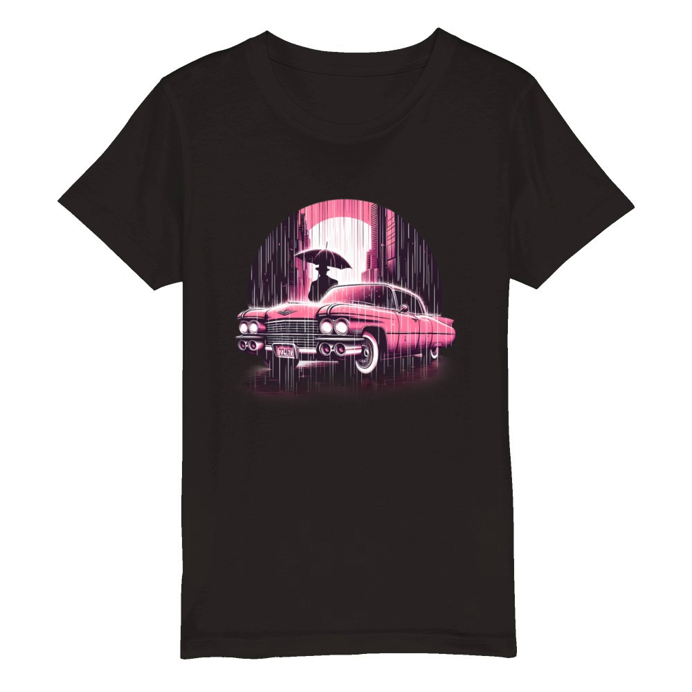 Pink cadillac Organic Kids Crewneck T-shirt
