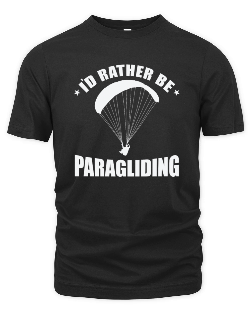Id rather be Paragliding Extreme Sport Organic Unisex T-shirt