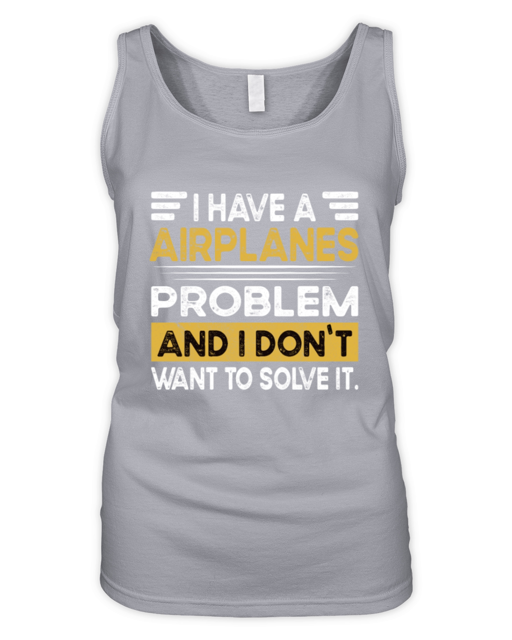 Airplanes is my hobby Organic Women's Tank Top