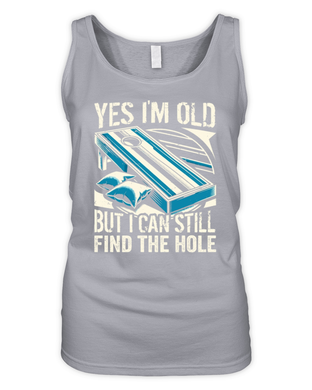 Grandpa Cornhole Senior Saying - Yes Im Old But Organic Women's Tank Top