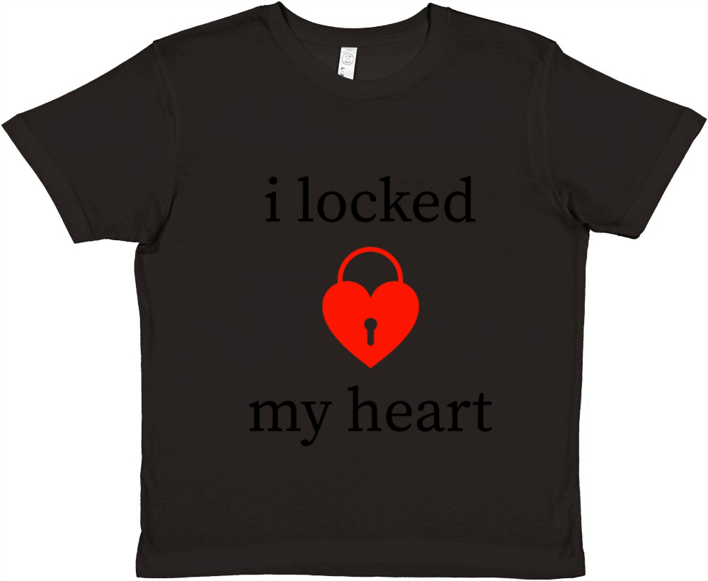 i Locked my Heart Premium Kids Crewneck T-shirt