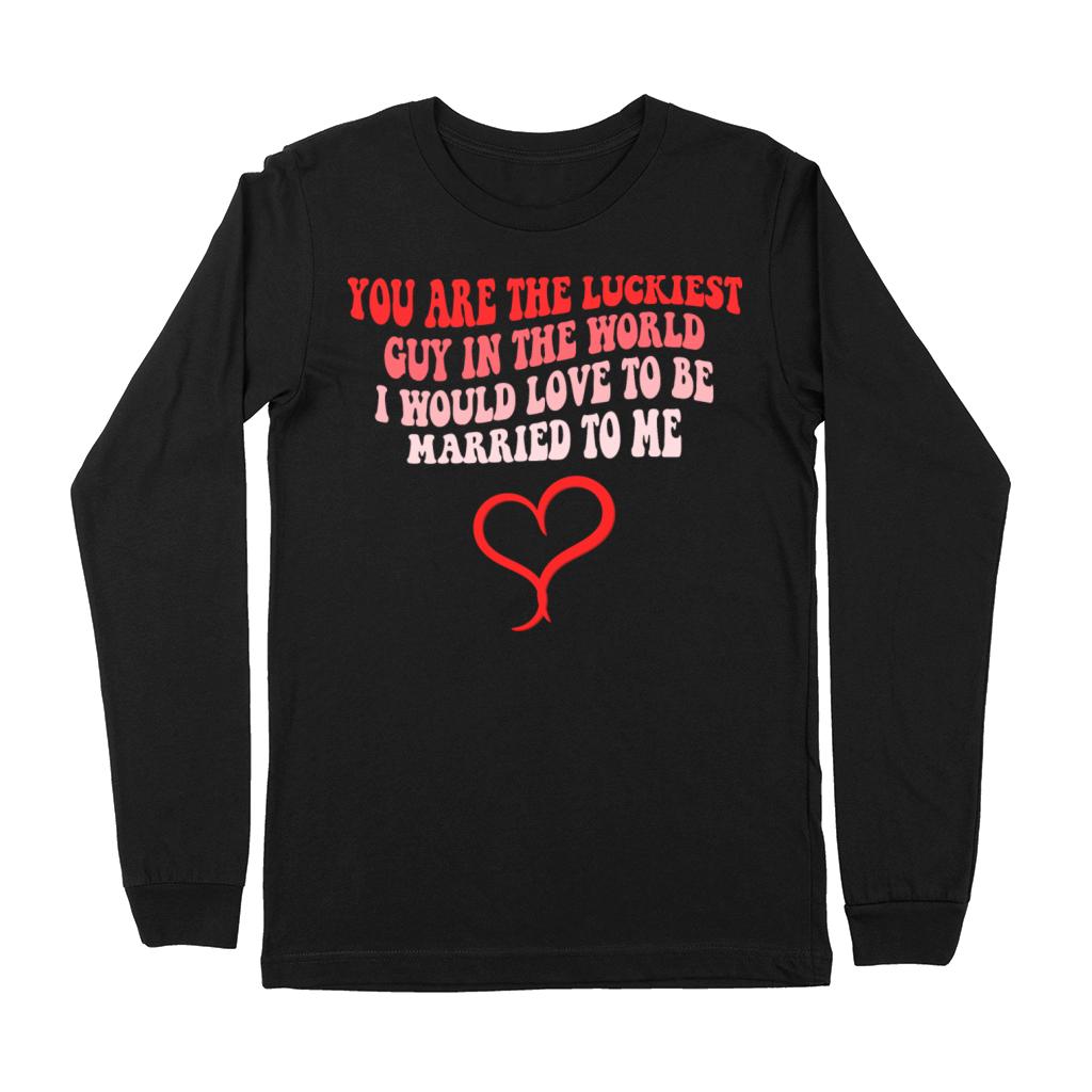 The Luckiest Bitch This Side Of Ireland Premium Long Sleeve