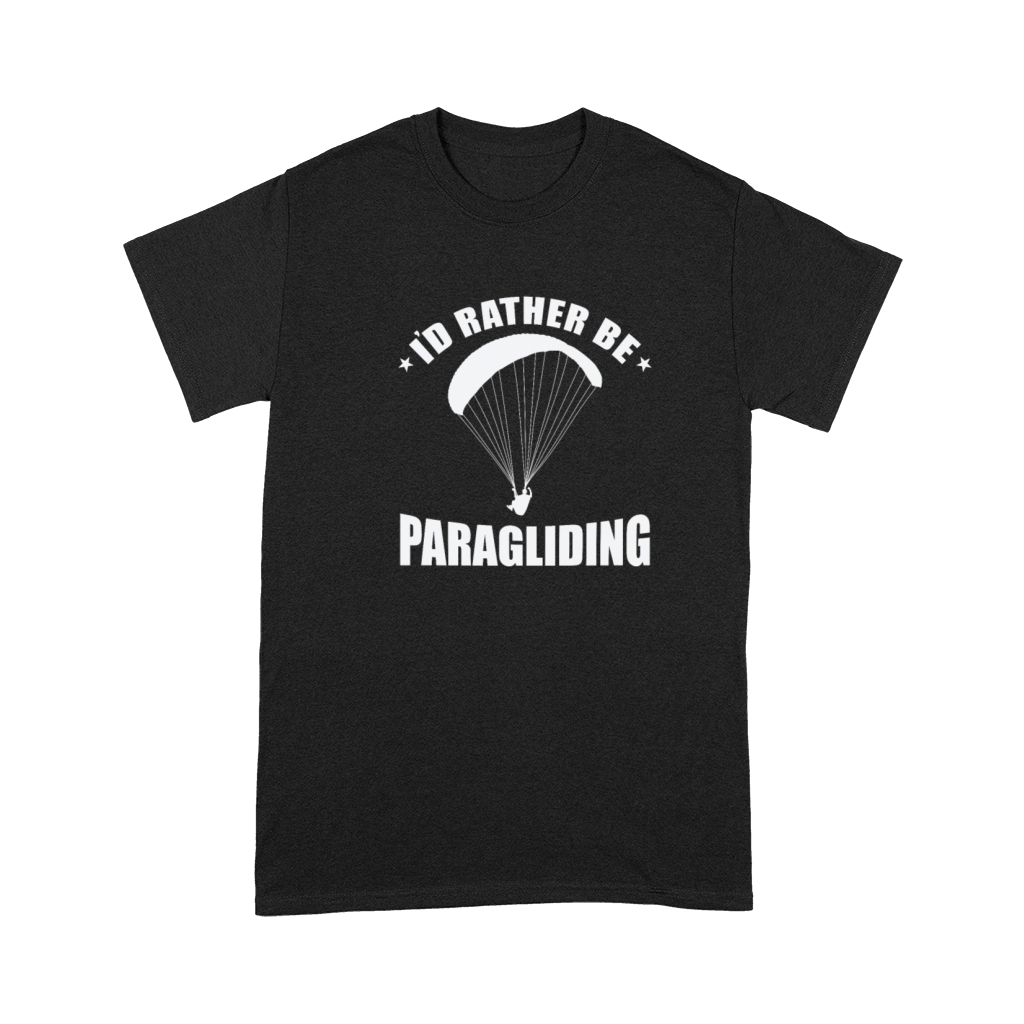 Id rather be Paragliding Extreme Sport Premium T-shirt