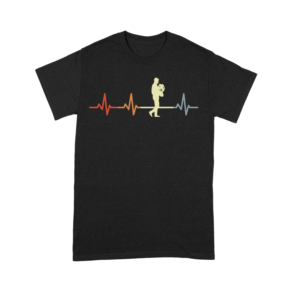 Vintage French Hornist Heartbeat Premium T-shirt