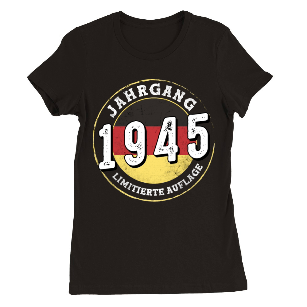 79 years old Vintage 1945 Jahrgangs 1945 Premium Womens Crewneck T-shirt
