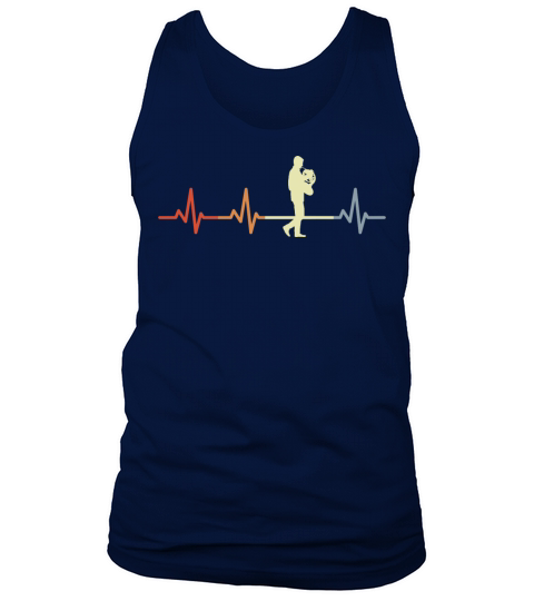 Vintage French Hornist Heartbeat Tank Top Unisex