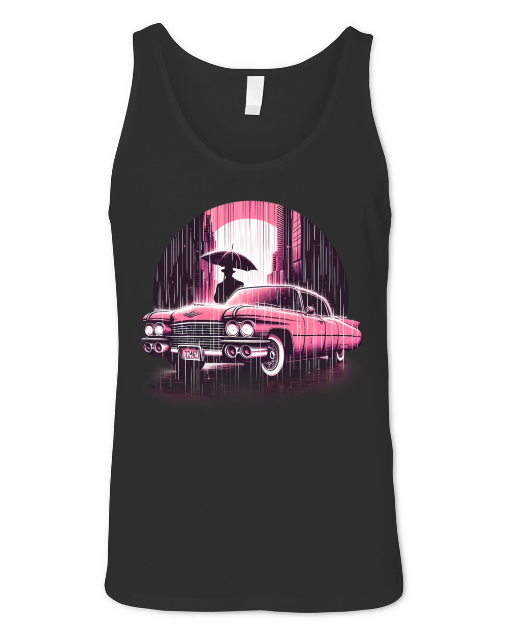 Pink cadillac Unisex Jersey Tank