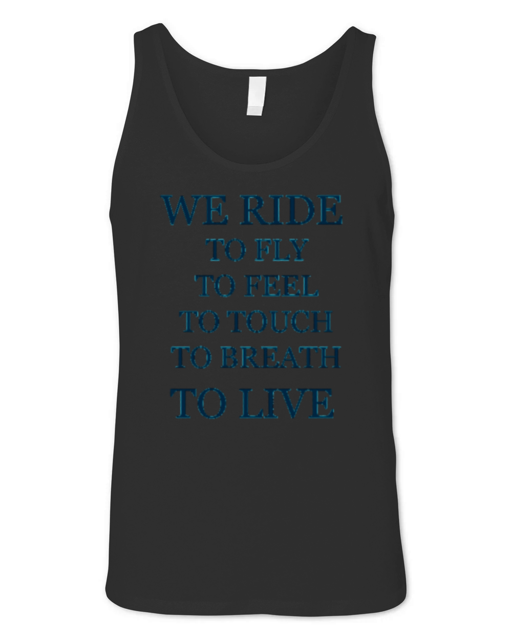 We Ride to Live Unisex Jersey Tank
