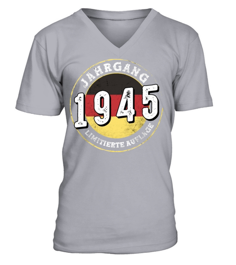 79 years old Vintage 1945 Jahrgangs 1945 V-Neck T-shirt