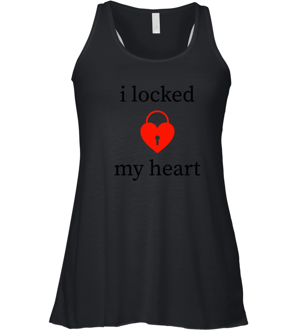 i Locked my Heart Women's Flowy Tank Top
