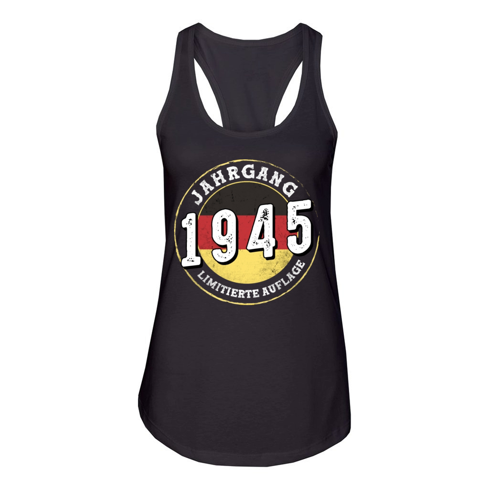 79 years old Vintage 1945 Jahrgangs 1945 Women's Racerback Tank