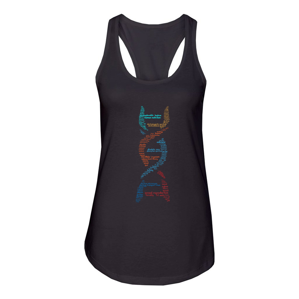 Biology DNA Gift Medical Science Women's Racerback Tank